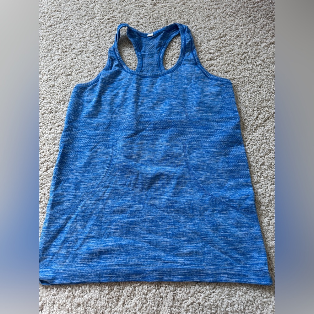Lululemon Run Swiftly Tank 8 royal blue